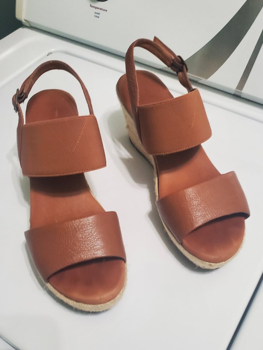 Gentle Souls Kara Tan Espadrille Wedge | 8.5 - Picture 8 of 8